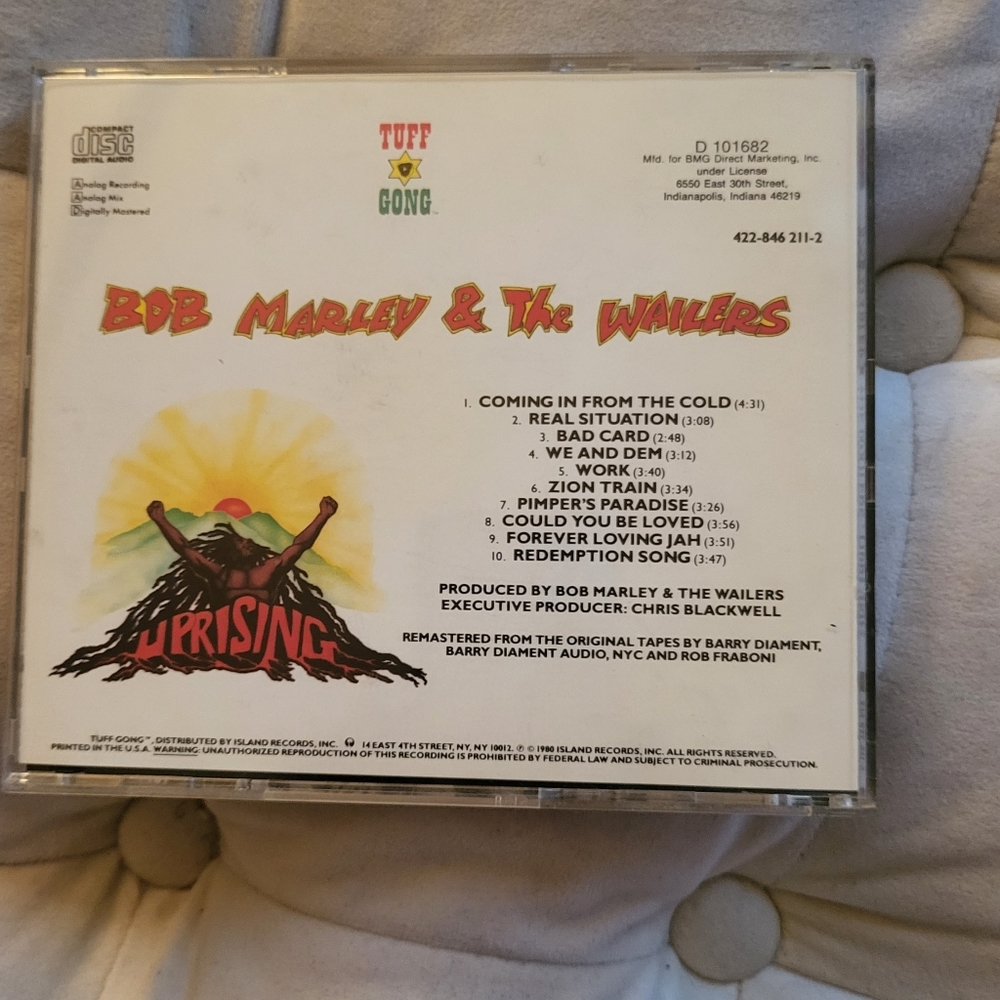 CD Bob Marley & the Wailers "Uprising"